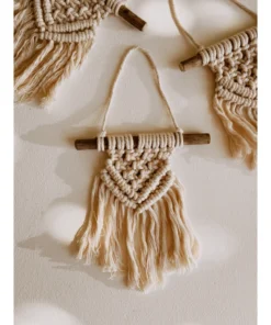 Village Thrive Ivy Small Macrame Wall Hanging