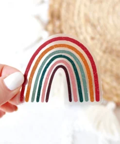 Elyse Breanne Designs Clear Jewel Tone Rainbow