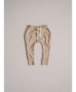 Orcas Lucille Almond Ribbed Pocket Joggers