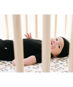 Joss + J Leopard Muslin Crib Sheet