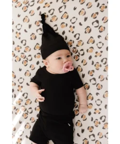 Joss + J Leopard Muslin Crib Sheet