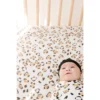 Joss + J Leopard Muslin Crib Sheet