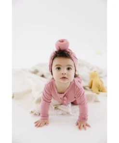 Joss + J Dusty Rose Knotted Turban Hat Joss + J The Label