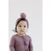 Joss + J Lilac Knotted Turban Hat Headwear