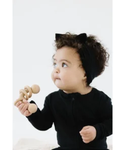 Joss + J Black Bamboo Headband Headwear