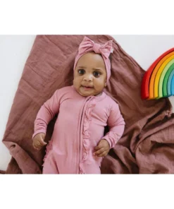 Joss + J Dusty Rose Bamboo Headband