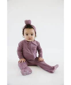 Joss + J Lilac Bamboo Zip Sleeper Sleepers