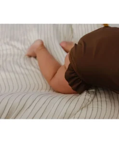 Joss + J Coco Brown Short Sleeve Zip Ruffle Swim Suit