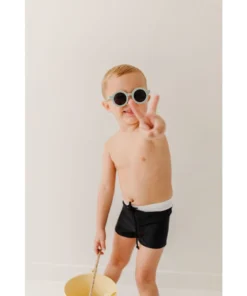 Joss + J Midnight Black Euro Shorts Swim Trunks