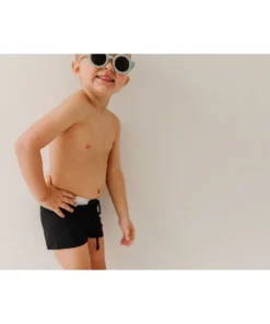 Joss + J Midnight Black Euro Shorts Swim Trunks