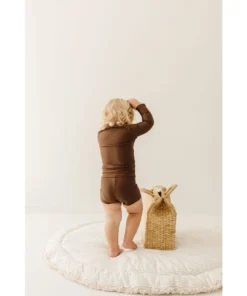 Joss + J Coco Brown Long Sleeve Swim Suit 14 Joss + J Coco Brown Long Sleeve Swim Suit