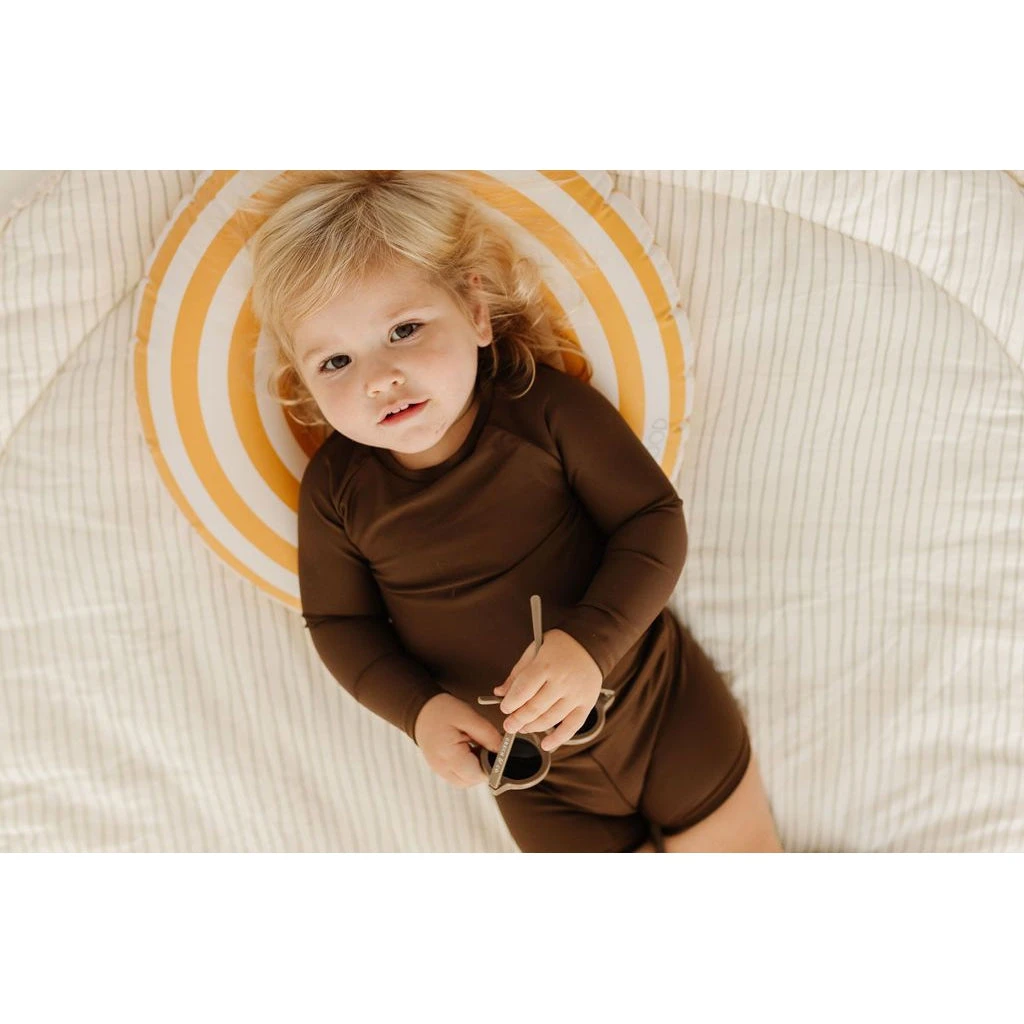 Joss + J Coco Brown Long Sleeve Swim Suit 4 Joss + J Coco Brown Long Sleeve Swim Suit