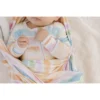 Sunset Stripe Bamboo Swaddle - Arrows & Bow X Joss + J