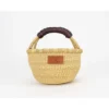 Heddle + Lamm Kandiga Mini Bolga Basket + Dark Brown Handle Baskets