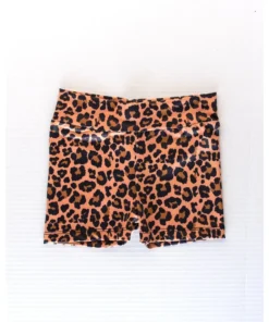 Bailey's Blossoms Bottoms Leopard Biker Shorts