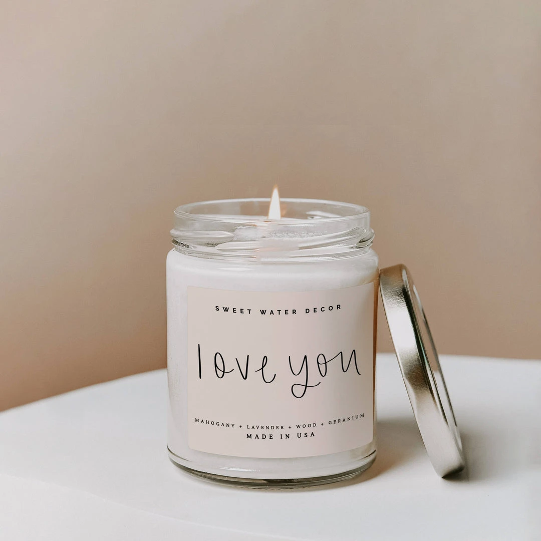 Sweet Water Decor Apothecary Love You Soy Candle 6 Sweet Water Decor Apothecary Love You Soy Candle