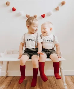 Tenth + Pine Loved Black + Natural Organic Tee Tops