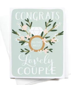 Onderkast Congrats To The Most Lovely Couple Greeting Card