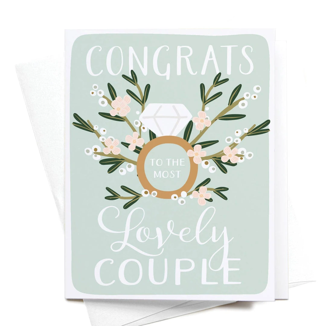 Onderkast Congrats To The Most Lovely Couple Greeting Card 3 Onderkast Congrats To The Most Lovely Couple Greeting Card