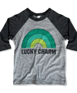 Rivet Apparel Graphic Tees Lucky Charm Baseball Tee