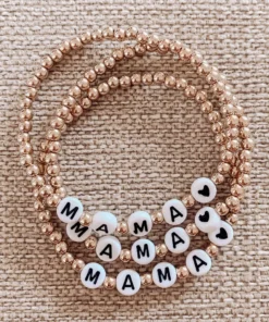 J+j White Mama Bracelet Bracelets