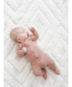 Loved Baby Mauve Organic Cotton Zip Sleeper Sleepers