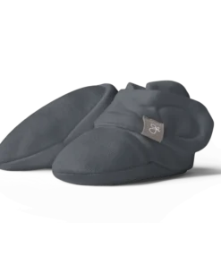 Goumi Kids Footwear Midnight Bamboo Organic Cotton Stay On Booties