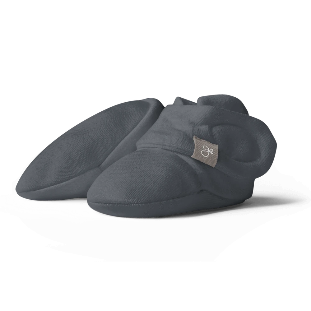Goumi Kids Footwear Midnight Bamboo Organic Cotton Stay On Booties 4 Goumi Kids Footwear Midnight Bamboo Organic Cotton Stay On Booties