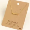 Fame Accessories Gold Mommy Necklace Necklaces