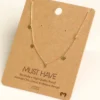 Fame Accessories Multi Circle Necklace Necklaces