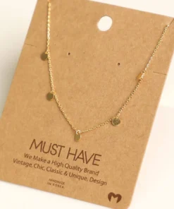 Fame Accessories Multi Circle Necklace Necklaces