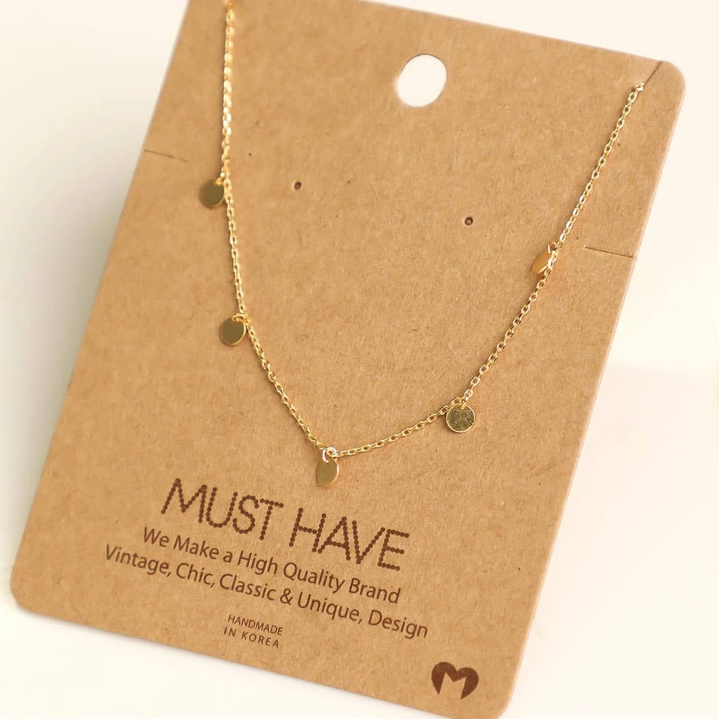 Fame Accessories Multi Circle Necklace Necklaces 3 Fame Accessories Multi Circle Necklace Necklaces