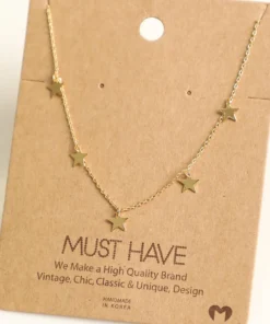 Fame Accessories Star Charm Necklace Necklaces