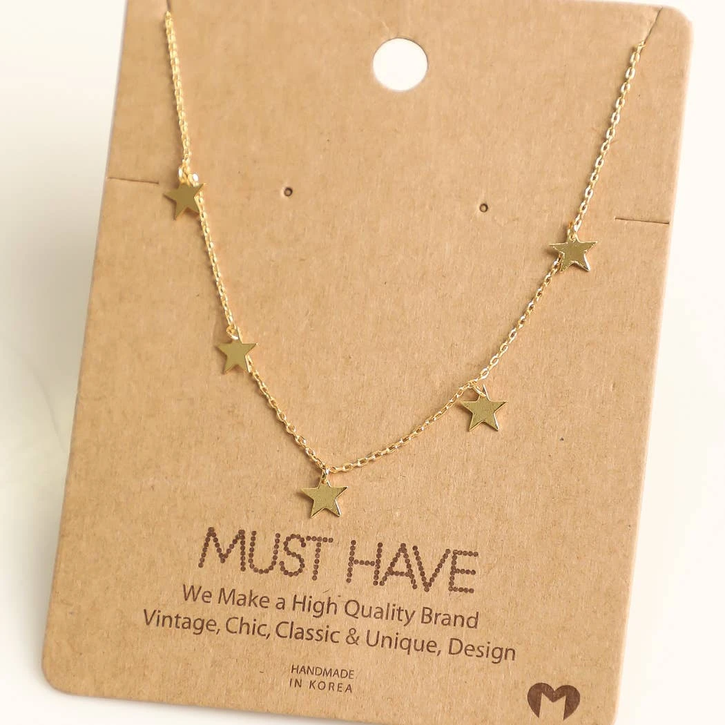 Fame Accessories Star Charm Necklace Necklaces 3 Fame Accessories Star Charm Necklace Necklaces
