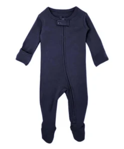 Loved Baby Navy Organic Cotton Zip Sleeper