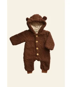 Eli + Nev Chocolate Bear Romper Overalls + Rompers