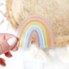Elyse Breanne Designs Clear Pastel Rainbow Sticker Paper Goods