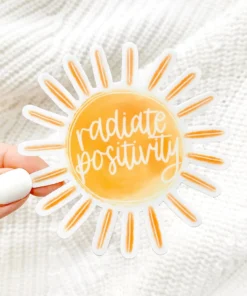 Elyse Breanne Designs Radiate Positivity Sticker
