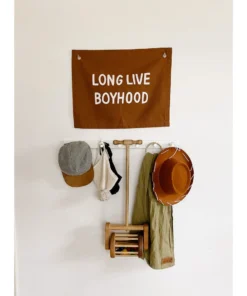 Imani Collective Rust Long Live Boyhood Banner Decor