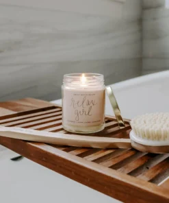 Sweet Water Decor Relax Girl Soy Candle