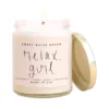 Sweet Water Decor Relax Girl Soy Candle 2 Sweet Water Decor Relax Girl Soy Candle