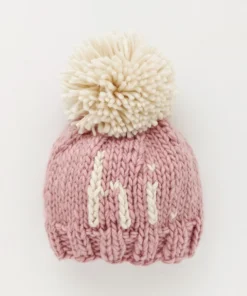 Huggalugs Hi Rosy Pink Knit Beanie Knits