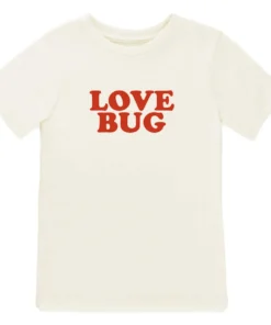 Tenth + Pine Love Bug Red + Natural Organic Tee 5 Tenth + Pine Love Bug Red + Natural Organic Tee