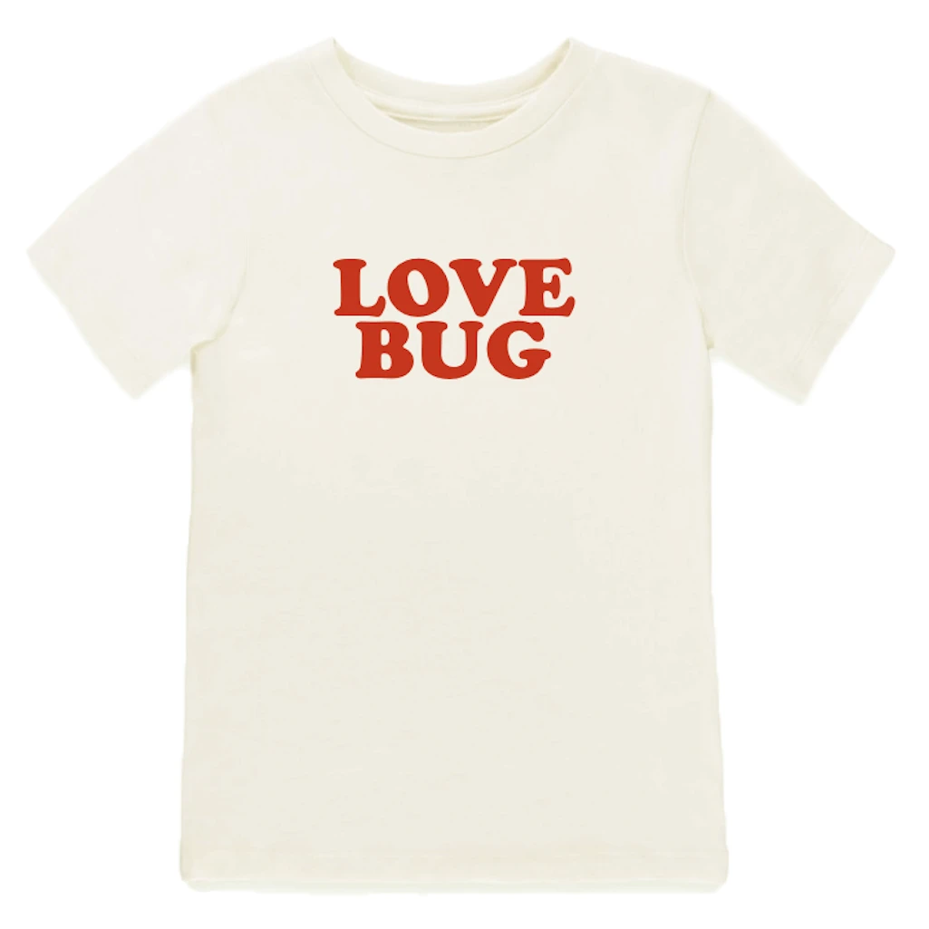 Tenth + Pine Love Bug Red + Natural Organic Tee 4 Tenth + Pine Love Bug Red + Natural Organic Tee
