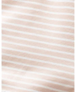 Bailey's Blossoms Overalls + Rompers Tan + White Stripe Tie Romper