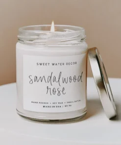 Sweet Water Decor Sandalwood Rose Soy Candle Apothecary 6 Sweet Water Decor Sandalwood Rose Soy Candle Apothecary
