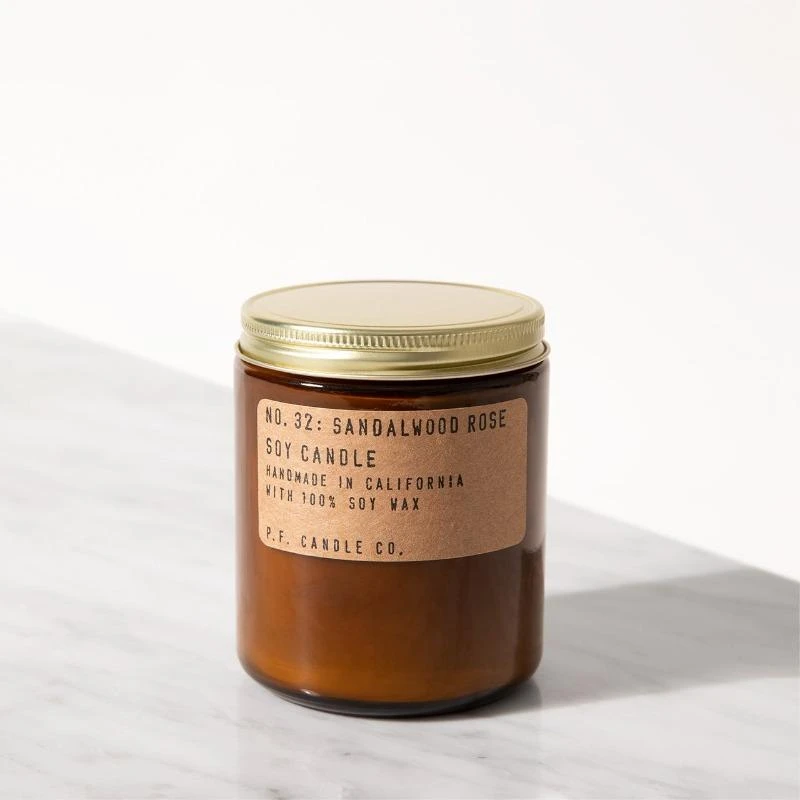 Pf Candle Co Apothecary Sandalwood Rose Candle 3 Pf Candle Co Apothecary Sandalwood Rose Candle