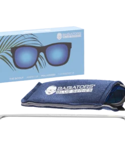 Babiators The Scout Black Frame + Blue Lens Polarized Sunglasses