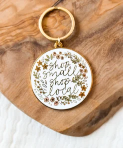 Elyse Breanne Designs Shop Small Metal Keychain