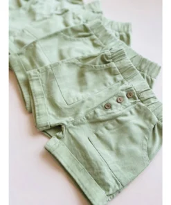 Eli + Nev Bottoms Mint Green Button Shorts